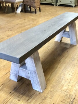 Farm style deals bench